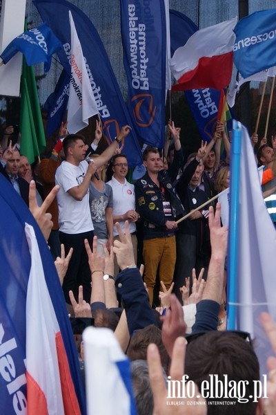 Elblanie podczas stoecznego przemarszu KOD "Jestemy i bdziemy w Europie!", fot. 62