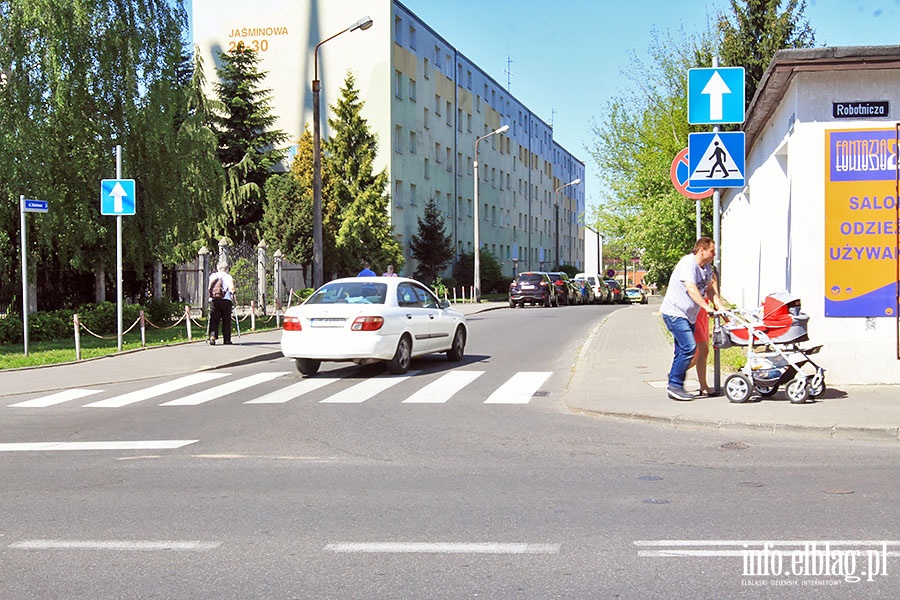 Zmiana organizacji ruchu ulica Jasminowa, Winna i , fot. 1