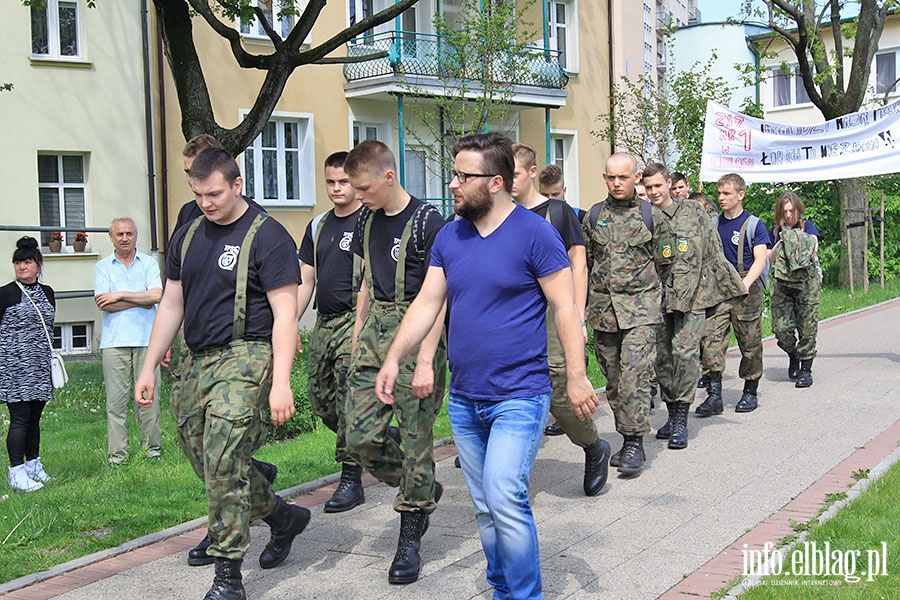 Przemarsz osób niepełnosprawnych ulicami Elbląga, fot. 9