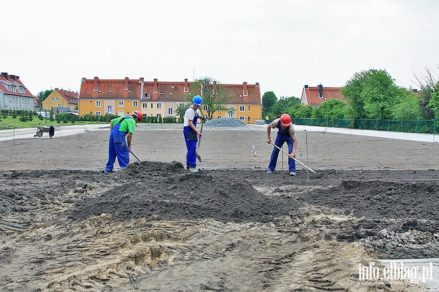 Budowa boiska LA przy SP 15 ulica Modlinska , fot. 5