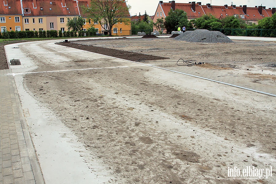 Budowa boiska LA przy SP 15 ulica Modlinska , fot. 6