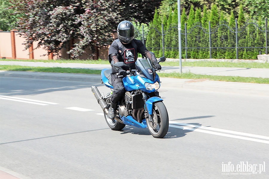 Motocyklisci w Domu Dziecka, fot. 1