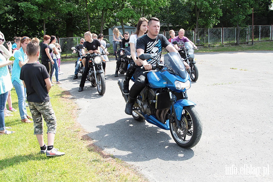 Motocyklisci w Domu Dziecka, fot. 16