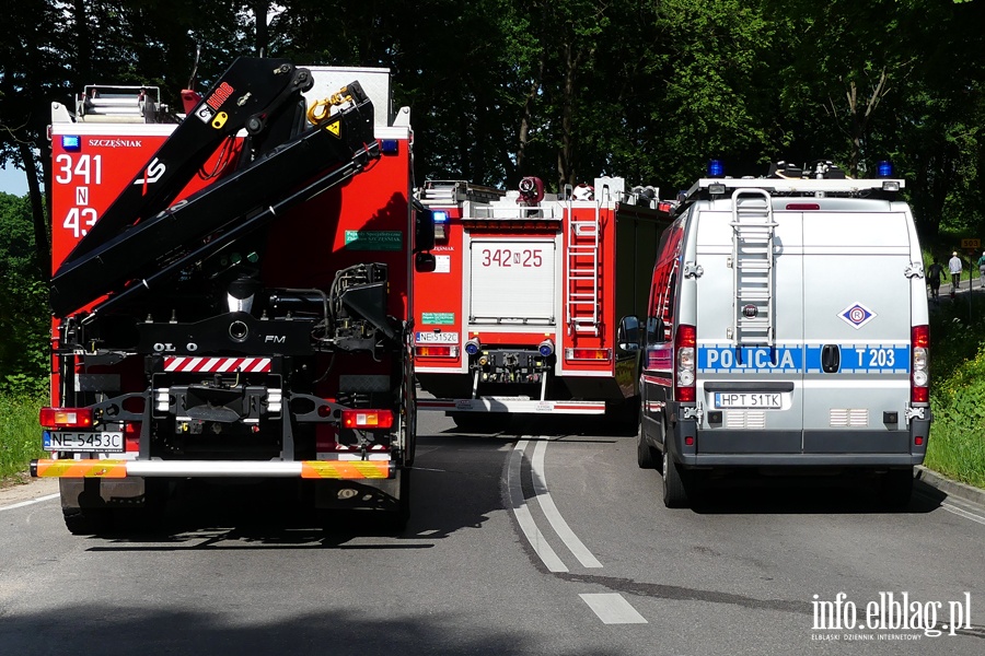 miertelny wypadek na drodze nr 503. Jedna osoba zmara w szpitalu, fot. 1