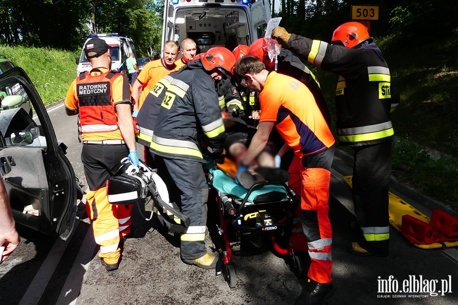 miertelny wypadek na drodze nr 503. Jedna osoba zmara w szpitalu, fot. 15