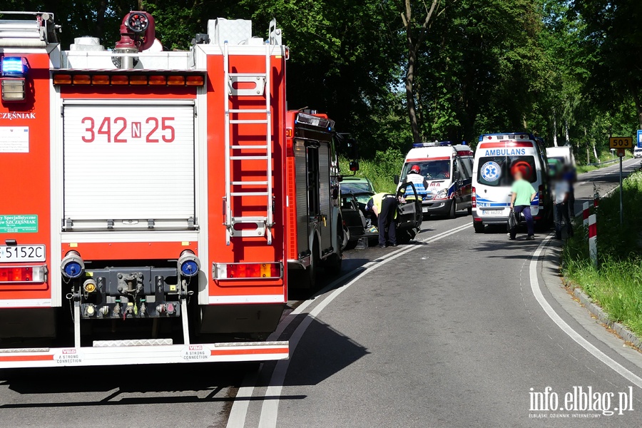 miertelny wypadek na drodze nr 503. Jedna osoba zmara w szpitalu, fot. 32