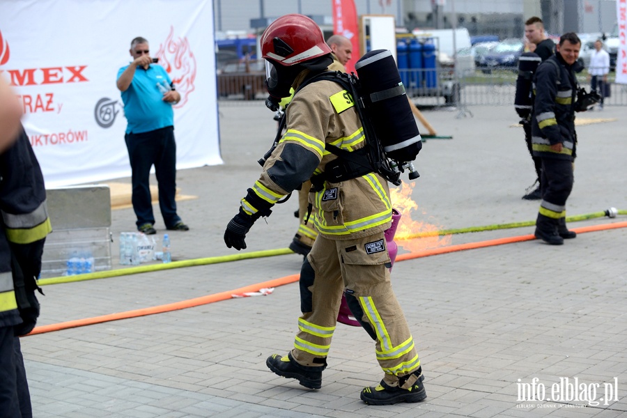 EDURA 2016 - elblscy straacy na wystawie w Kielcach, fot. 30