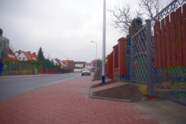 Zmodernizowana ulica Krakowska - zima 2007, fot. 1