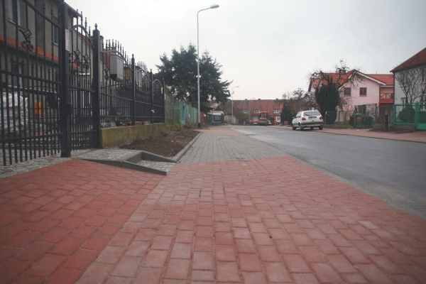 Zmodernizowana ulica Krakowska - zima 2007, fot. 2