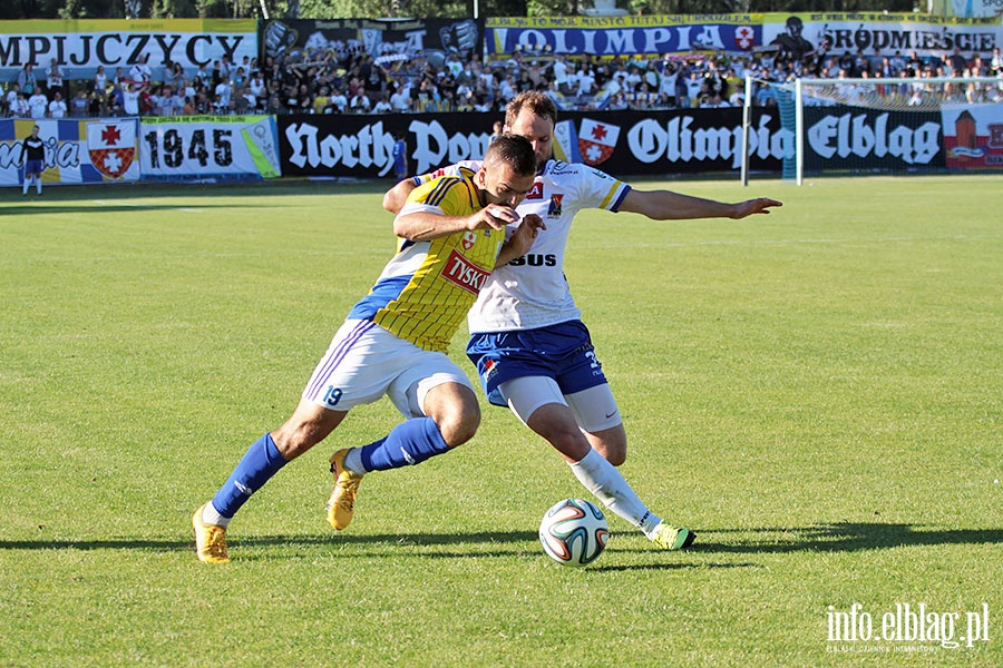 Olimpia Elblg pokonaa Motor Lublin w rewanu 2 :1, fot. 121