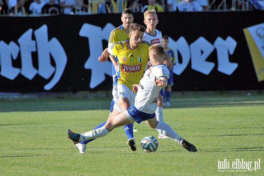 Olimpia Elblg pokonaa Motor Lublin w rewanu 2 :1, fot. 123