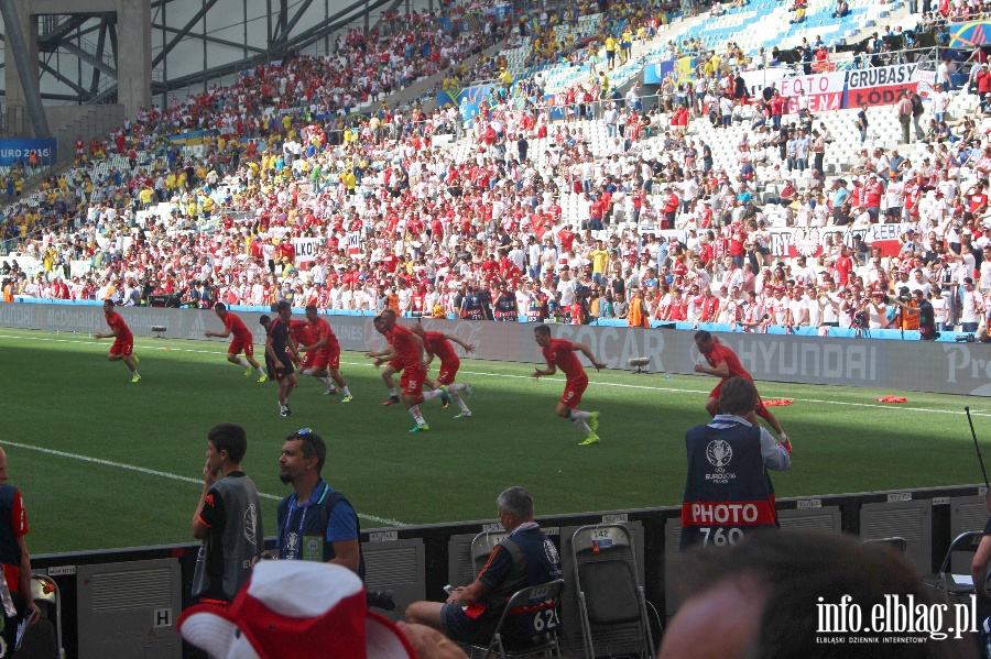 Fotoreporta z meczu Polska - Ukraina w Marsylii na EURO 2016, fot. 19