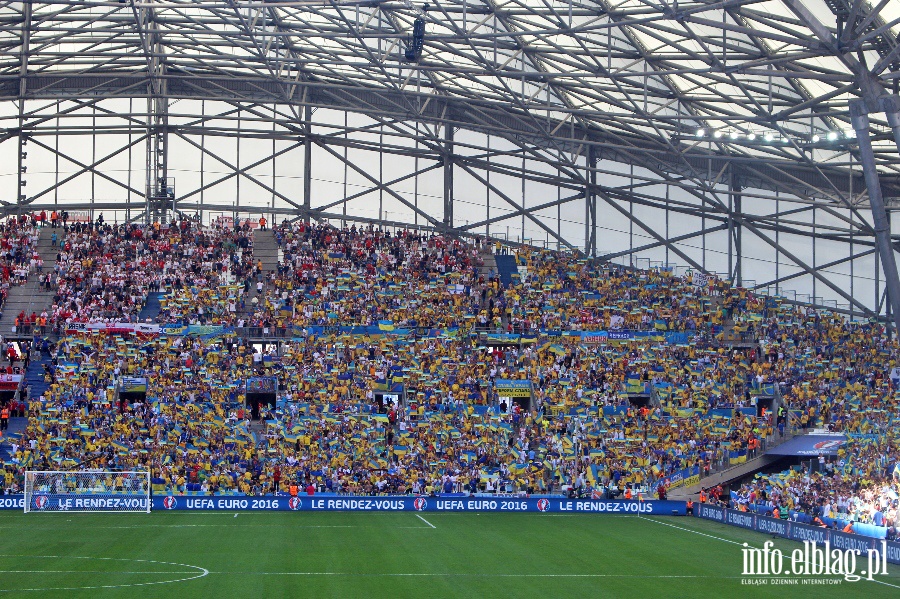 Fotoreporta z meczu Polska - Ukraina w Marsylii na EURO 2016, fot. 25