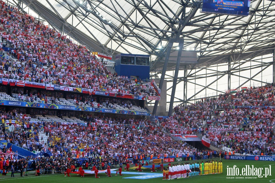 Fotoreporta z meczu Polska - Ukraina w Marsylii na EURO 2016, fot. 27