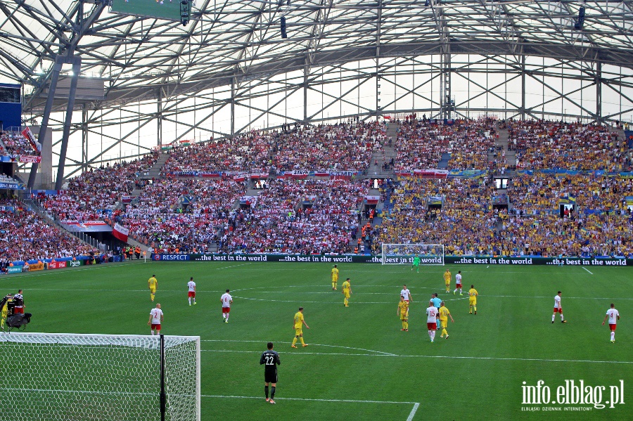 Fotoreporta z meczu Polska - Ukraina w Marsylii na EURO 2016, fot. 35