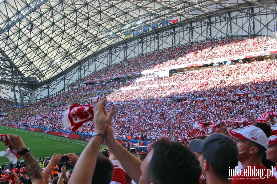 Fotoreporta z meczu Polska - Ukraina w Marsylii na EURO 2016, fot. 43