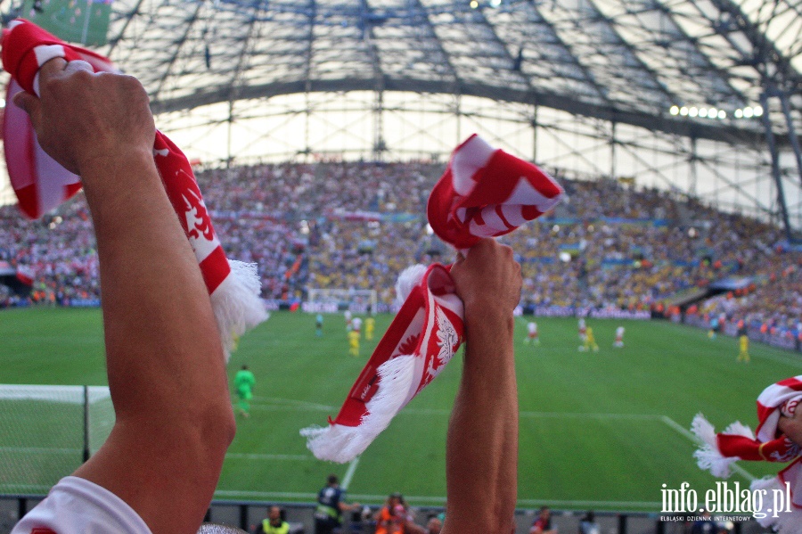 Fotoreporta z meczu Polska - Ukraina w Marsylii na EURO 2016, fot. 47