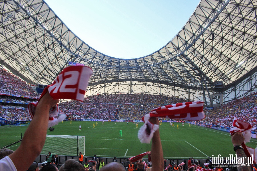 Fotoreporta z meczu Polska - Ukraina w Marsylii na EURO 2016, fot. 51