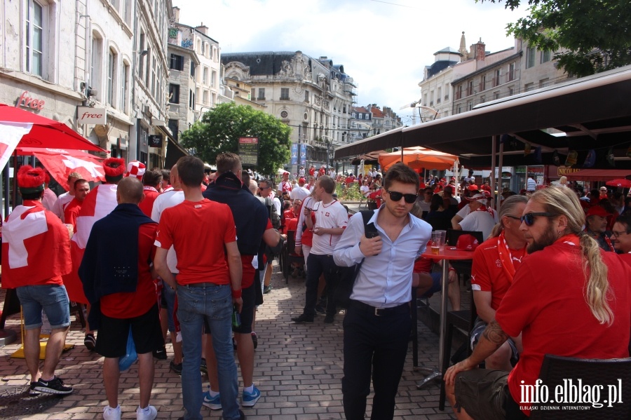 Fotoreporta z meczu Polska - Szwajcaria w Saint Etienne na EURO 2016, fot. 4