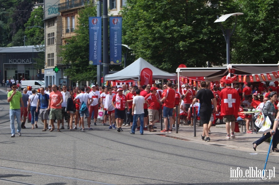 Fotoreporta z meczu Polska - Szwajcaria w Saint Etienne na EURO 2016, fot. 5