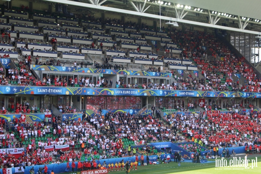 Fotoreporta z meczu Polska - Szwajcaria w Saint Etienne na EURO 2016, fot. 28