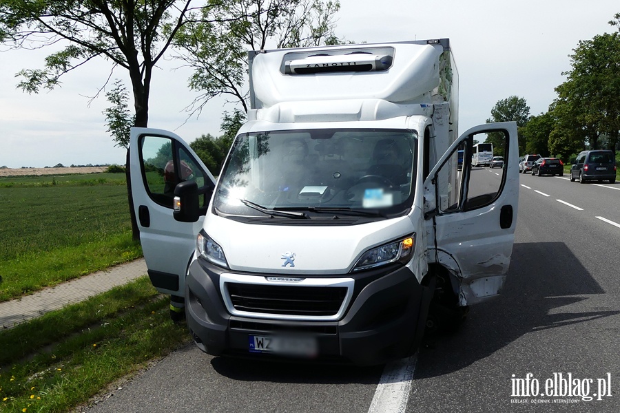 Kazimierzowo: zderzenie autokaru z pojazdem dostawczym. Byo gronie!, fot. 10