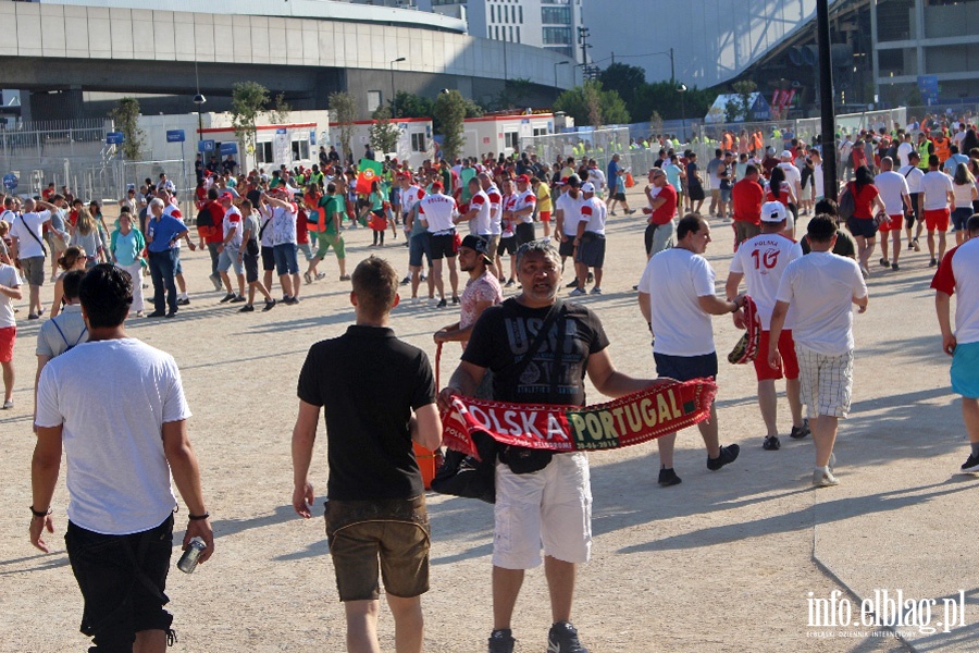 Fotoreporta z meczu Polska - Portugalia w Marsylii na EURO 2016, fot. 62