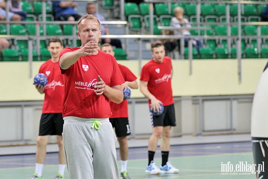 Szczypiornisci Mebli Wjcik pokazali kibicom jak trenuj, fot. 40