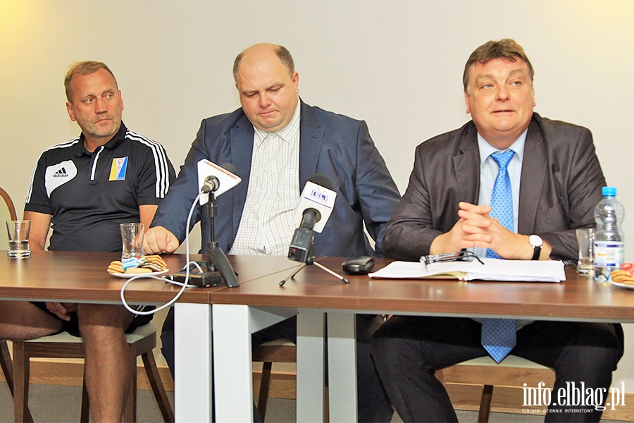 Konferencja dot. modernizacji stadionu, fot. 1