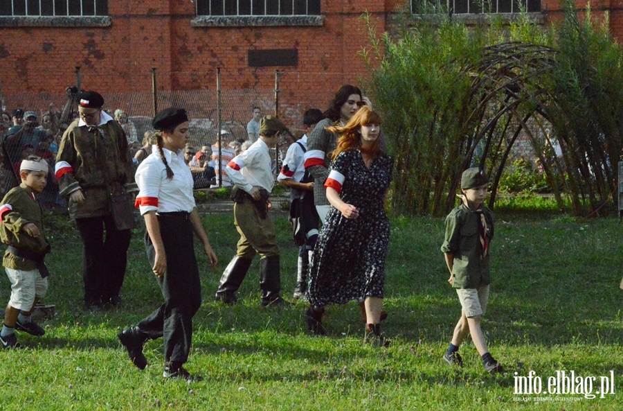 Inscenizacja Powstania Warszawskiego i przemarsz jej uczestników, fot. 12