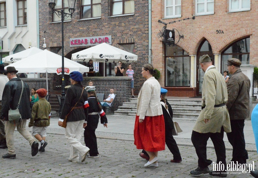 Inscenizacja Powstania Warszawskiego i przemarsz jej uczestnikw, fot. 31