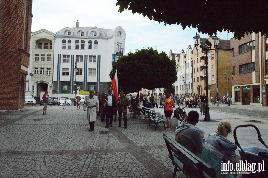 Inscenizacja Powstania Warszawskiego i przemarsz jej uczestnikw, fot. 34