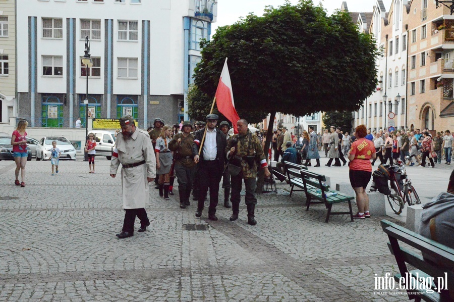 Inscenizacja Powstania Warszawskiego i przemarsz jej uczestnikw, fot. 35