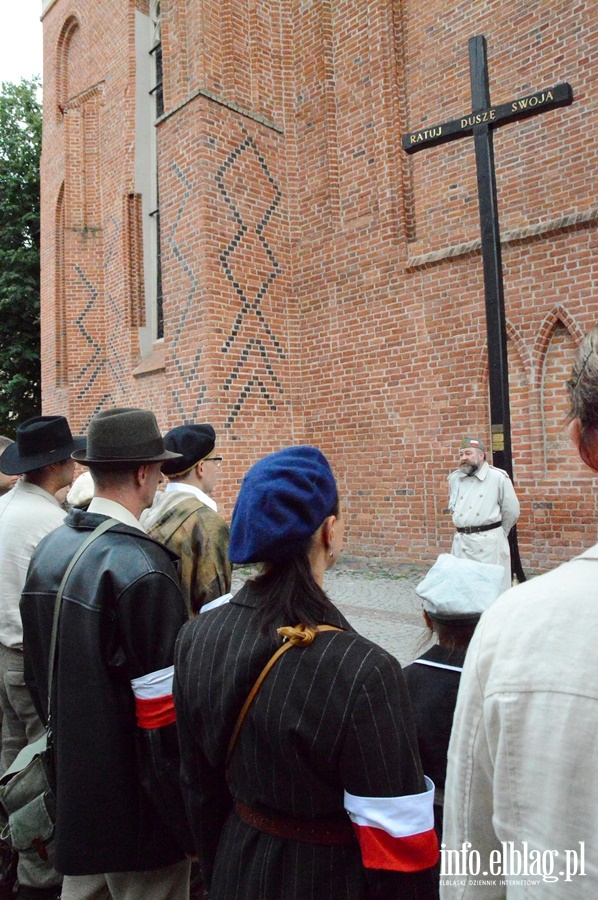 Inscenizacja Powstania Warszawskiego i przemarsz jej uczestników, fot. 42