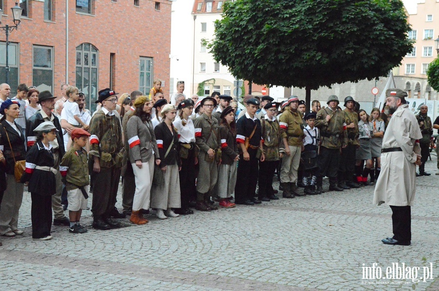 Inscenizacja Powstania Warszawskiego i przemarsz jej uczestnikw, fot. 43