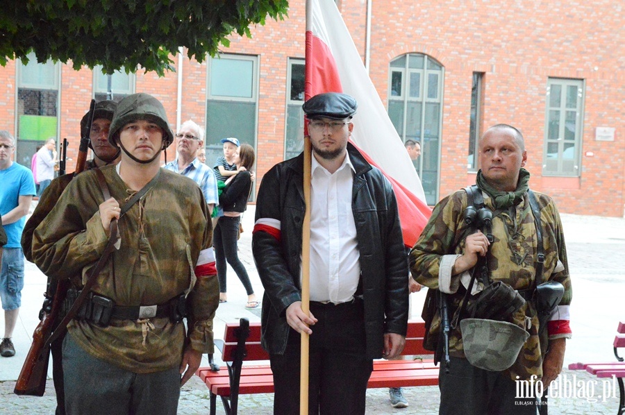 Inscenizacja Powstania Warszawskiego i przemarsz jej uczestnikw, fot. 52