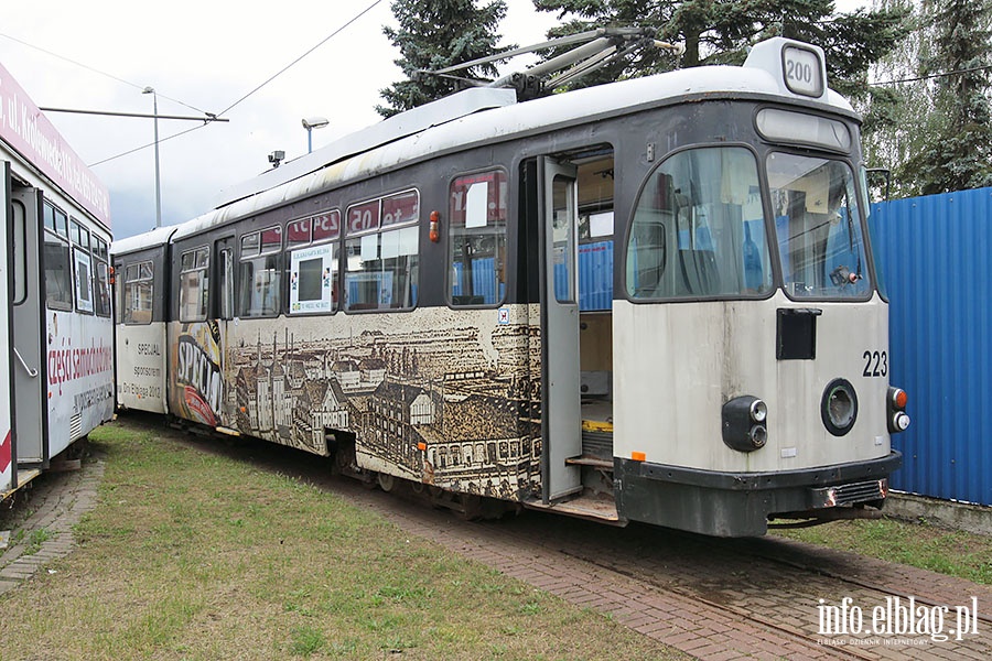 Tramwaje Elblskie pozbywaj si starych wagonw, fot. 17