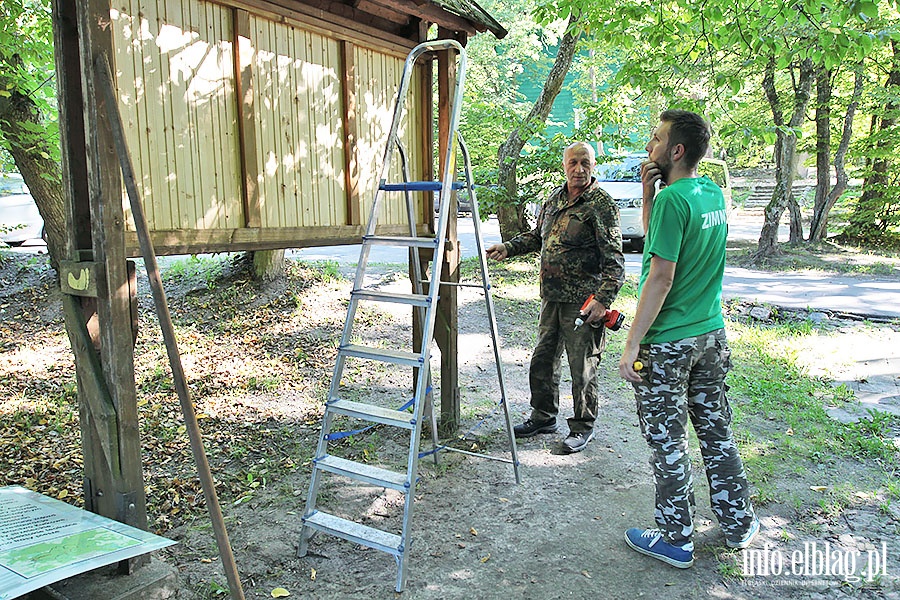 Nowe tablice edukacyjne w Bazantarnii, fot. 4