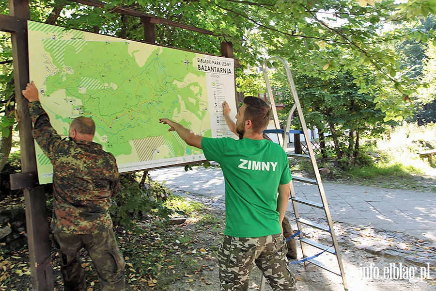 Nowe tablice edukacyjne w Bazantarnii, fot. 13