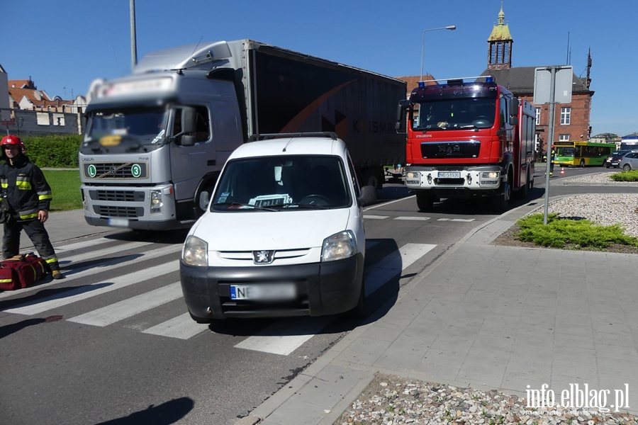 Rycerska: potrcenie na przejciu dla pieszych. Ranna kobieta w szpitalu, fot. 8