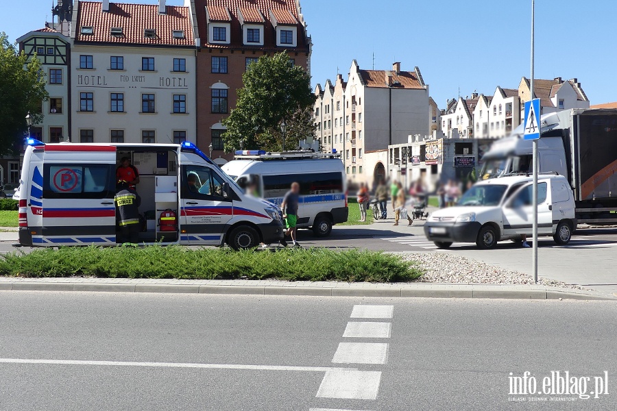 Rycerska: potrcenie na przejciu dla pieszych. Ranna kobieta w szpitalu, fot. 12