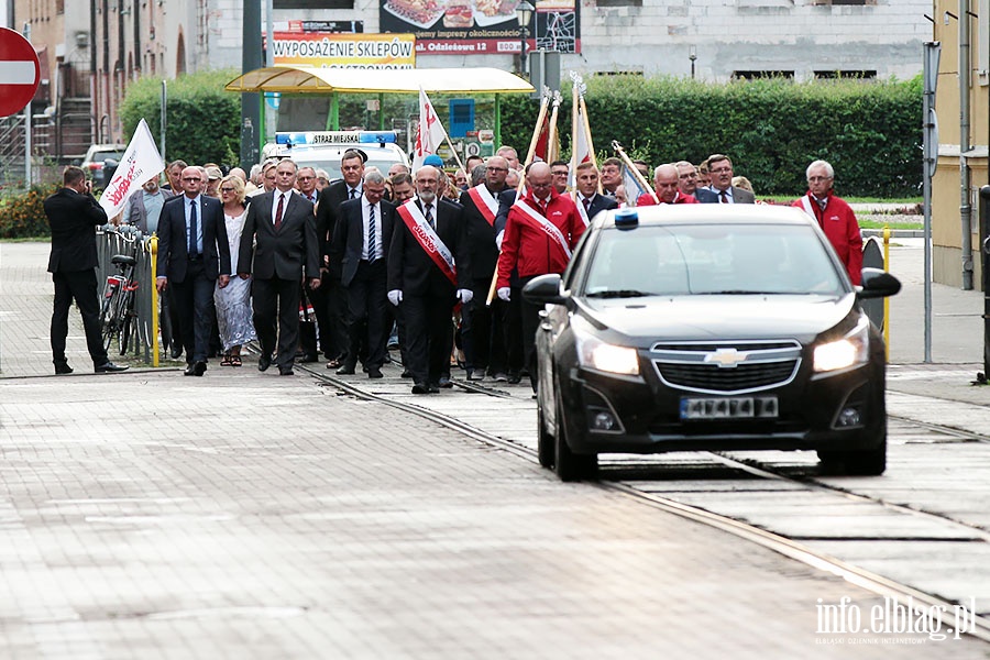 Uroczystosci pod pomnikiem Grudzie 70, fot. 1