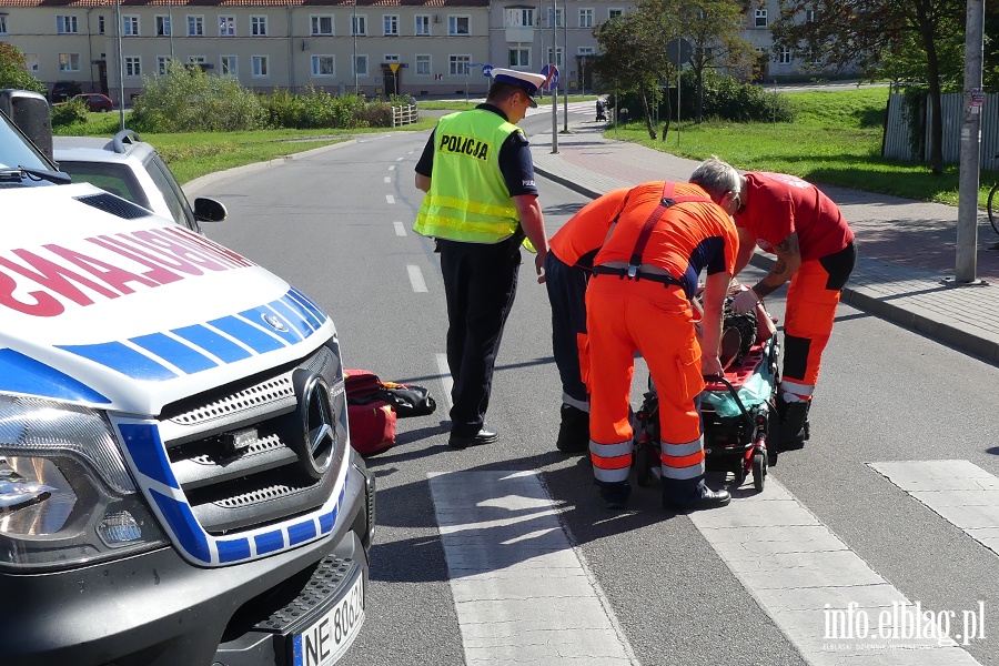 Grnolska: potrcenie na przejciu dla pieszych. Poszkodowana kobieta w szpitalu, fot. 7