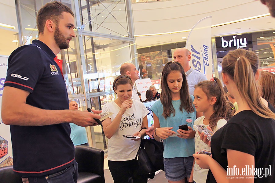 Siatkarze Lotosu Trefl Sopot spotkanie CH Ogrody, fot. 28