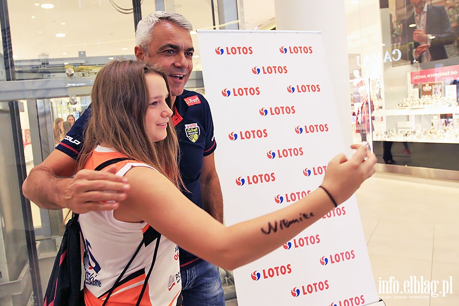 Siatkarze Lotosu Trefl Sopot spotkanie CH Ogrody, fot. 42