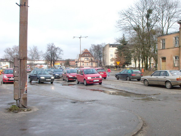 Modernizacja Placu Dworcowego - zima 2008, fot. 4