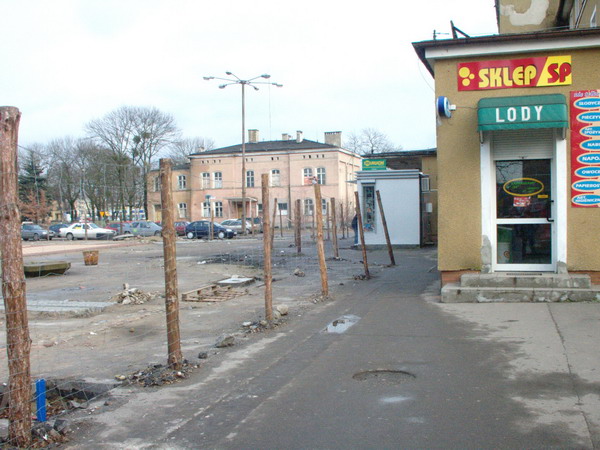 Modernizacja Placu Dworcowego - zima 2008, fot. 16