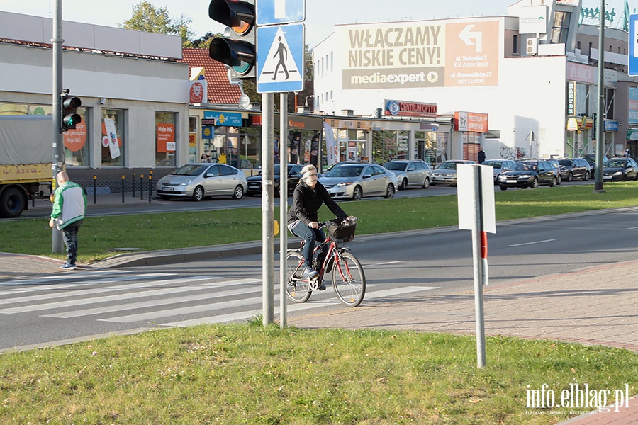 Rowerzysci na przejciach dla pieszych, fot. 22