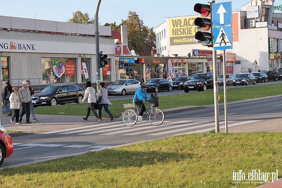 Rowerzysci na przejciach dla pieszych, fot. 40