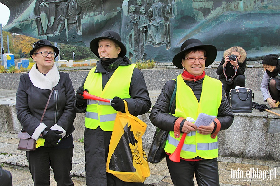 Elblanki wyszy ponownie na ulic. Za nami  kolejny Czarny Protest, fot. 4